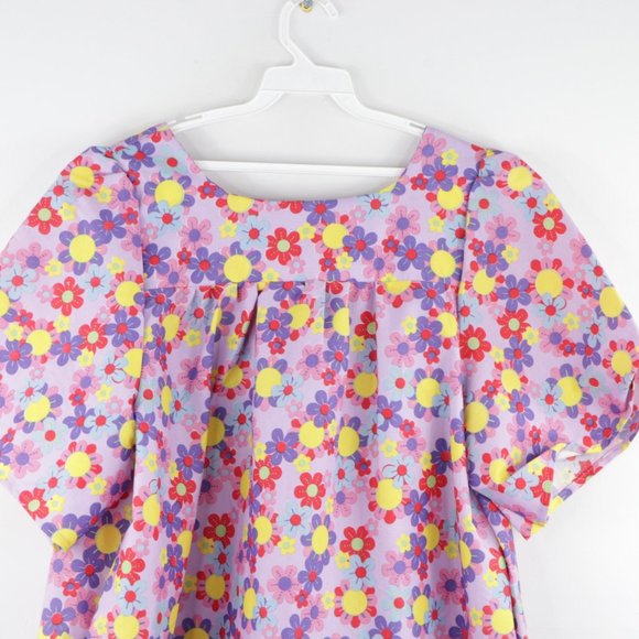 NOS Vintage 70s Floral Print MuuMuu Dress Large - Picture 8 of 11